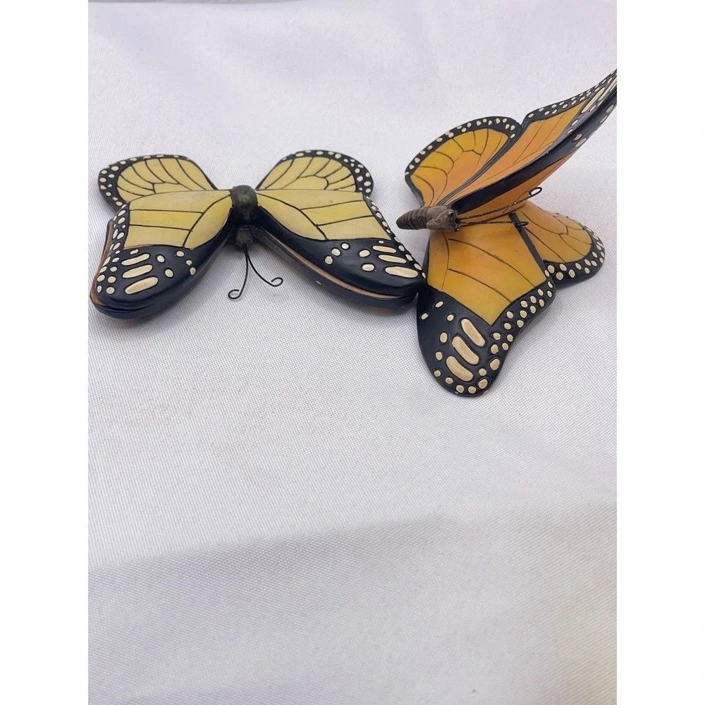 Monarch Butterfly Floral Accents, Plum, 3-inch,‎ 2 Piece B-16